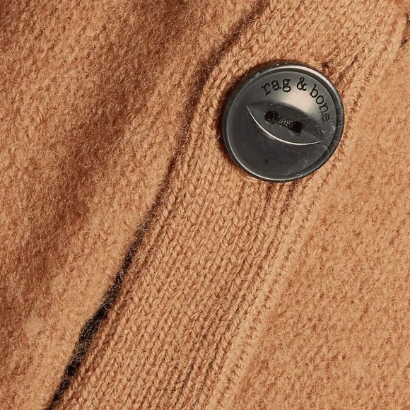 Rag & Bone Kassidy Button Sweater Camel - Picture 3 of 6